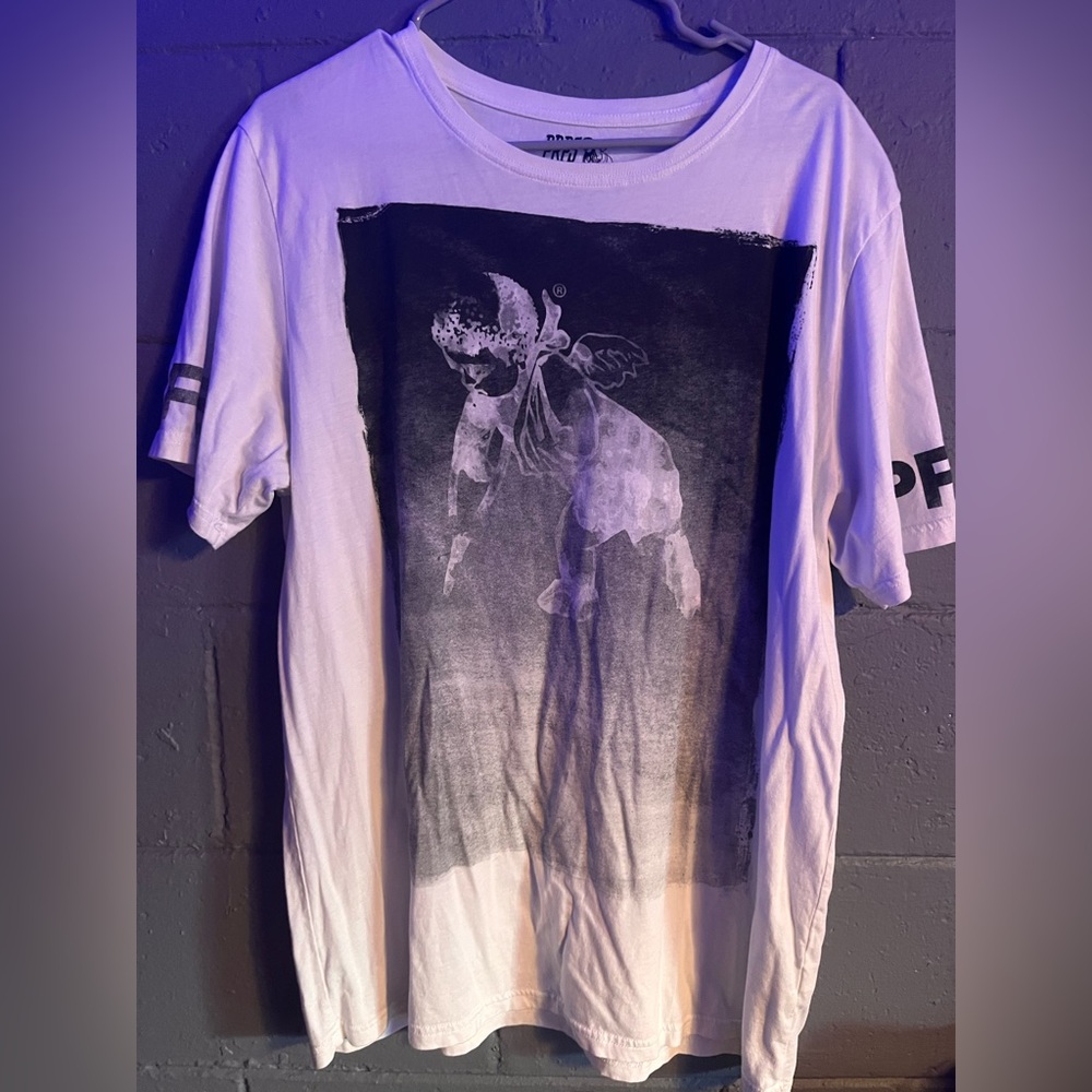 PRPS Goods & Co White Graphic Angel T-Shirt